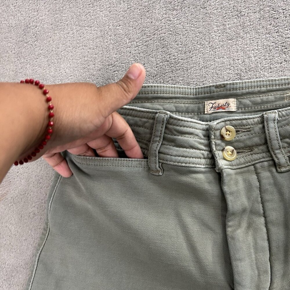 Faherty Stretch Terry wide leg pants - Picture 9 of 16